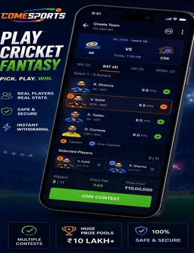 Iplodds (ipl betting odds) fantasy cricket & matchday visual 2